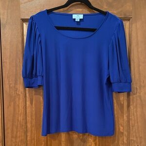 CeCe Royal Blue Blouse
